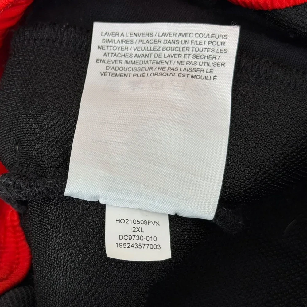 Jordan Jumpman Sherpa Fleece Pants Black Red Cargo Joggers XXL DC9730-010